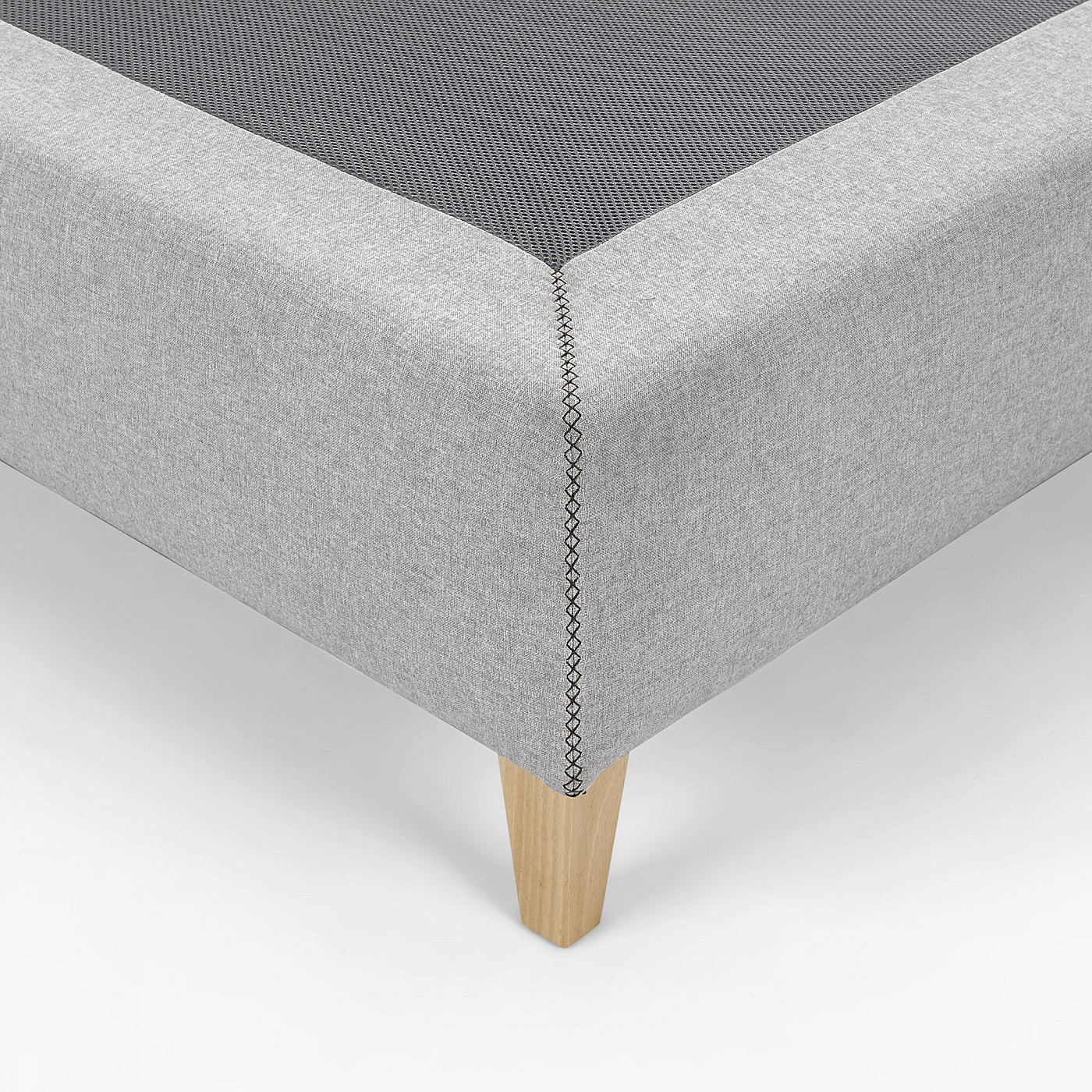 062778 Кровать 150x190 серая La Forma Nikos - Вид №1