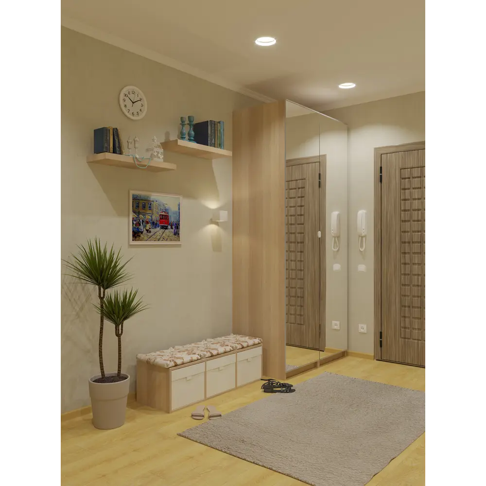 Плинтус потолочный экструдированный полистирол Inspire 06004E белый 40x45x2000 мм STLM-2020194 - Вид №8