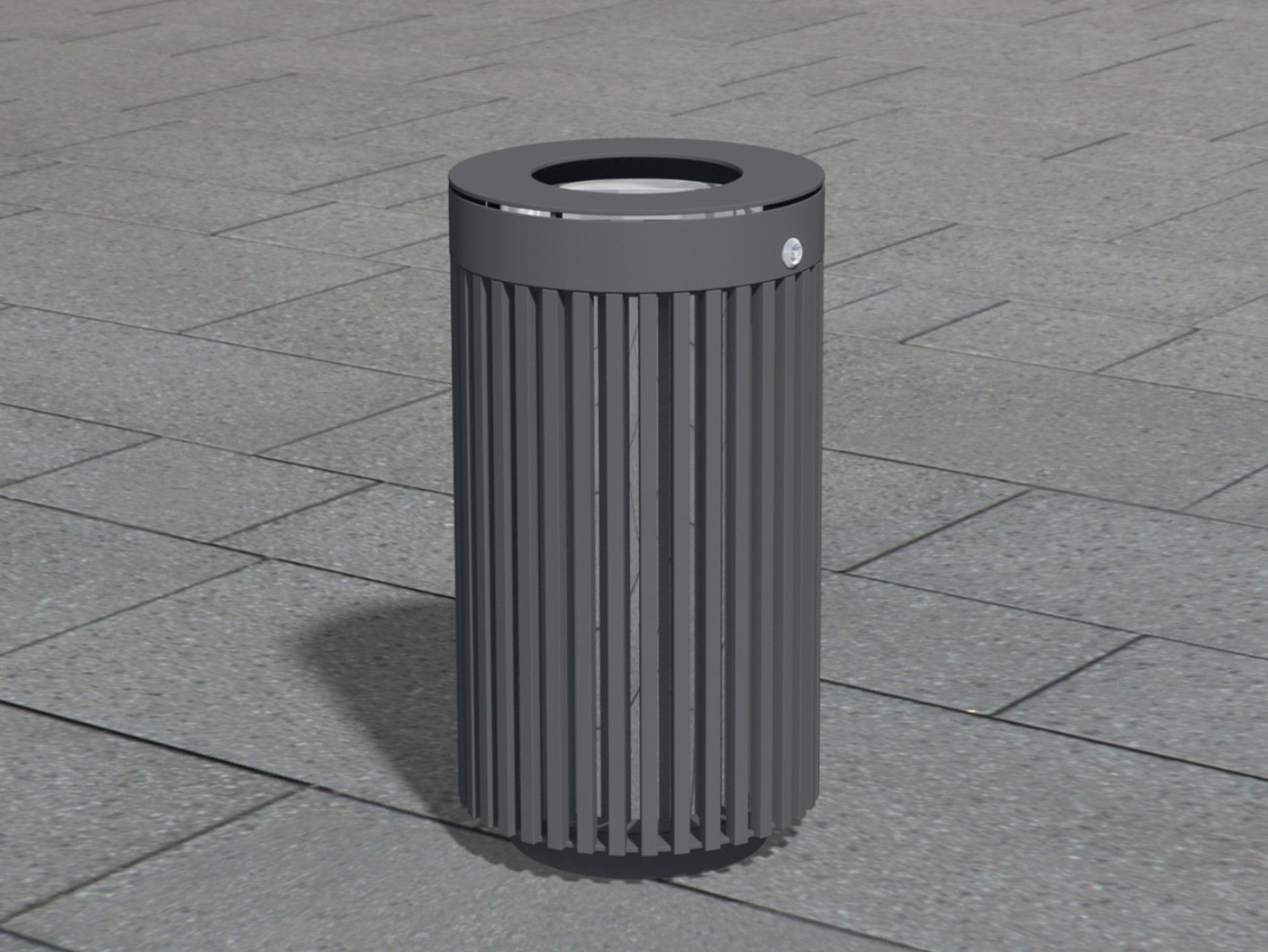 Нержавеющая сталь открытый мусорный бак BENKERT BANKE мусорное ведро ARCH-00149493 - Вид №1