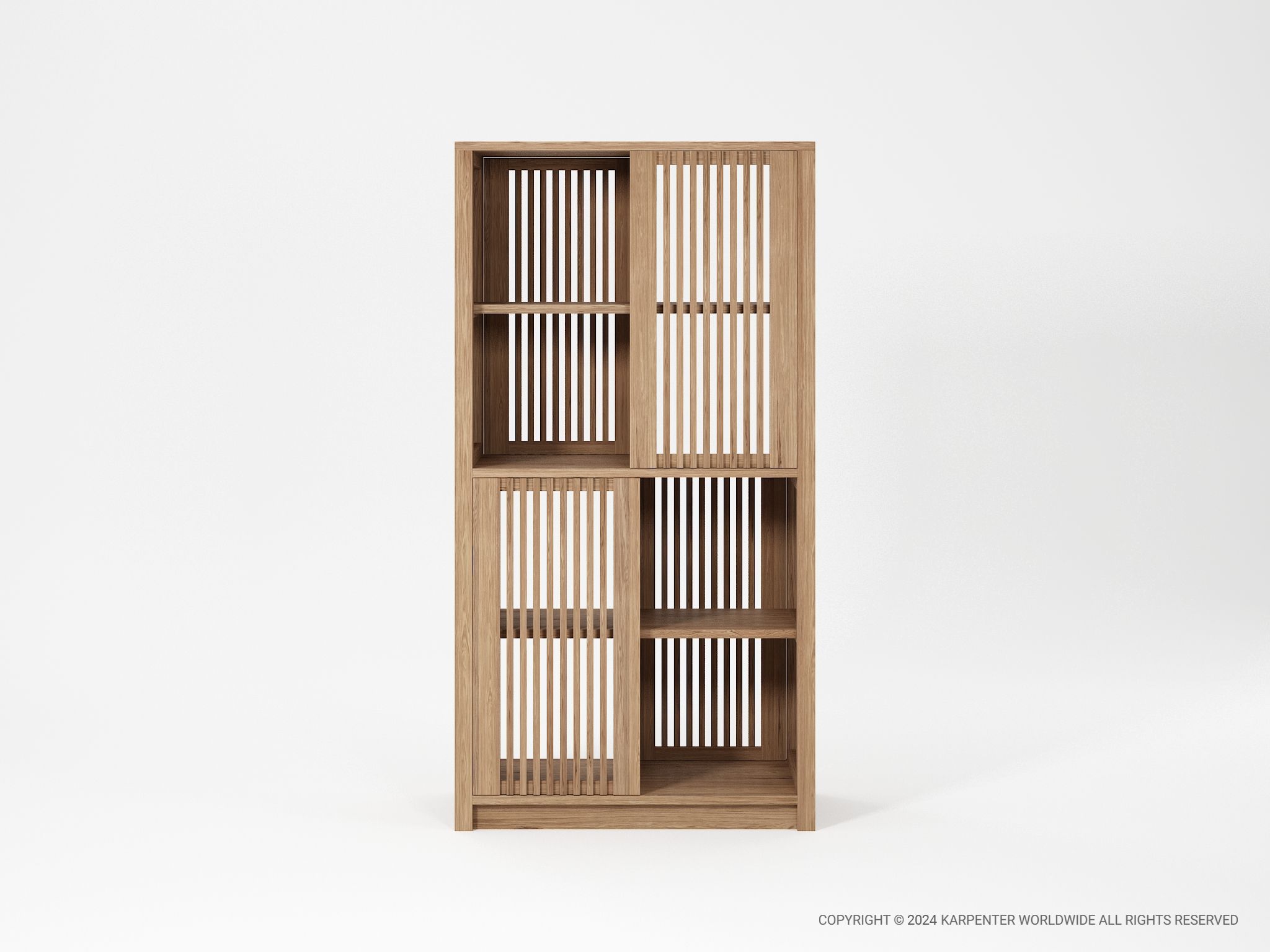 Деревянный шкаф с раздвижными дверями KARPENTER Ray ARCH-00037946 - Вид №1