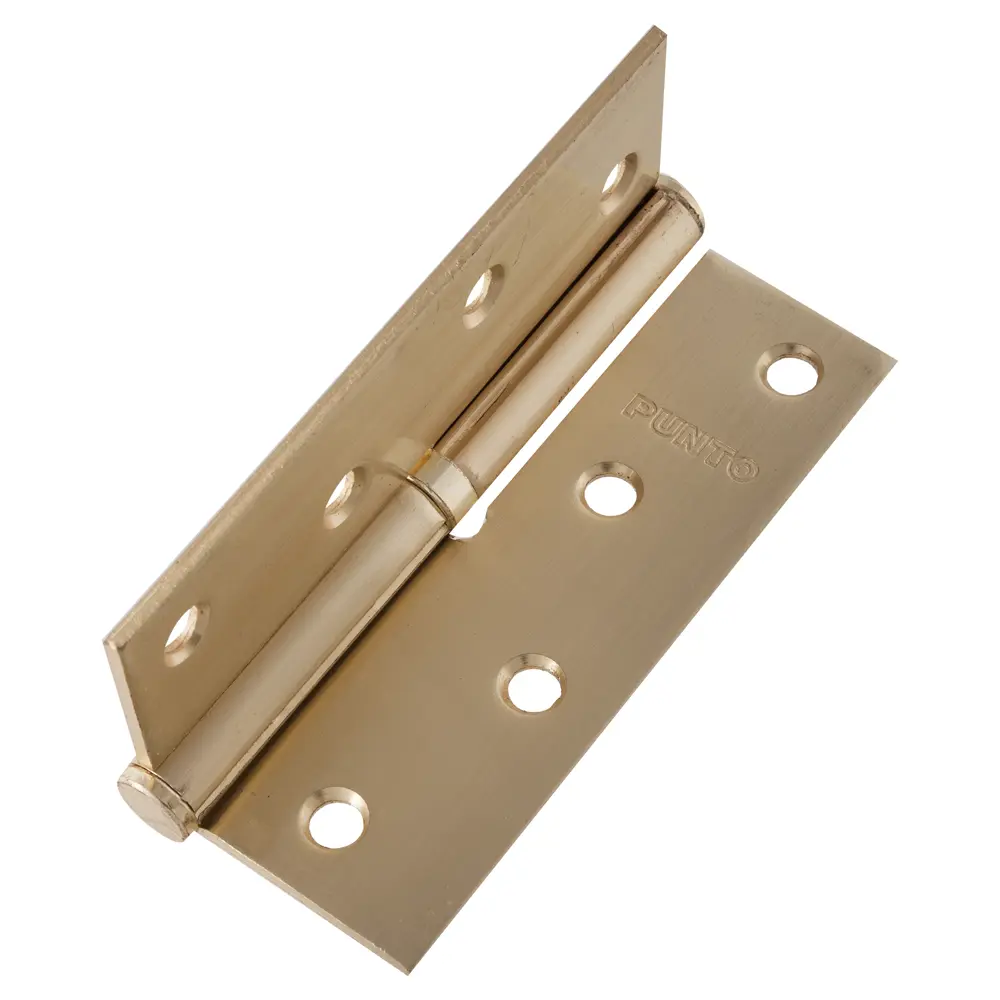 Петля левая 113-4 100x70x2.5 мм сталь цвет матовое золото 13964976 STLM-2007681 Santreyd  - Вид №1