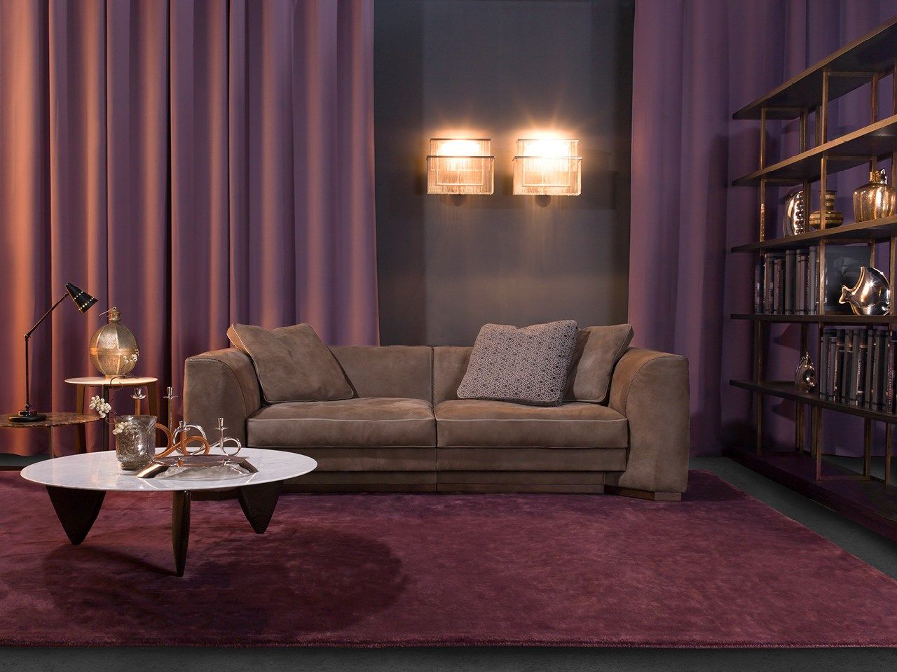 Секционный кожаный диван Borzalino Franklin ARCH-00092335 - Вид №3