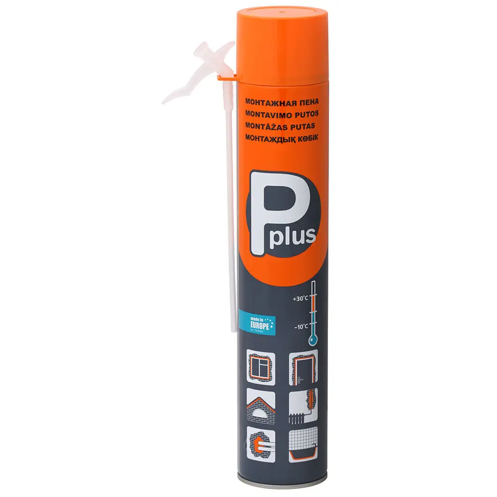 Пена монтажная ручная всесезонная Pplus, 600 г Santreyd STLM-2011648