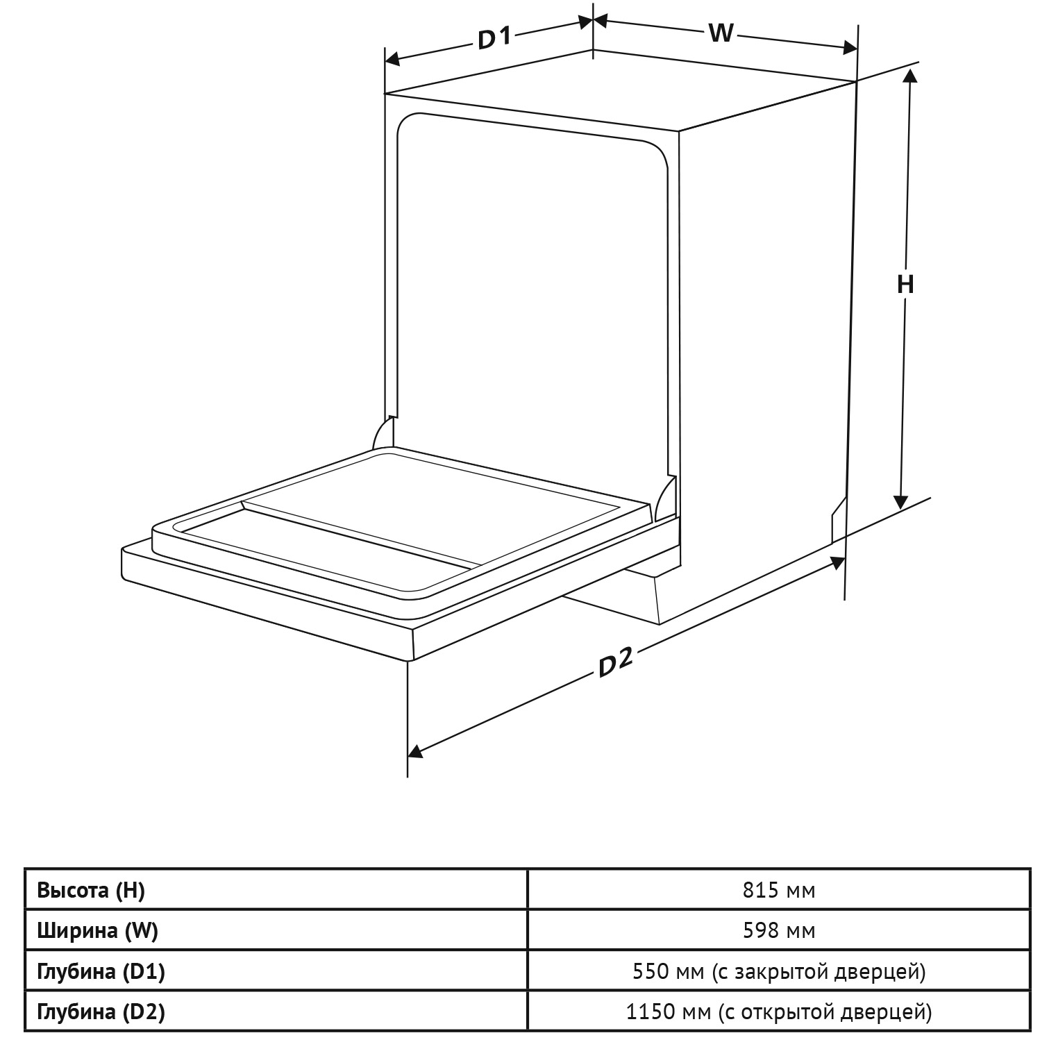 8157316 Встраиваемая посудомоечная машина Korting KDI 60140 STDN-0143477 - Вид №11
