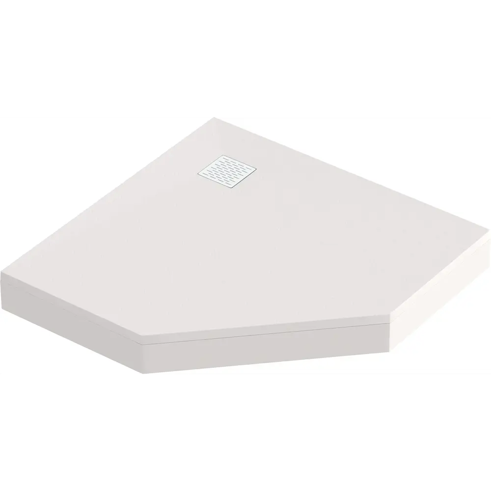 Santreyd Душевой поддон Marble из литьевого мрамора пятиугольный 90×90 см 89391647 STLM-1411371