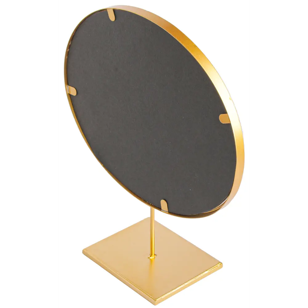Зеркало декоративное настольное Gold круглое h30 см цвет золотистый Santreyd STLM-2100887 - Вид №1