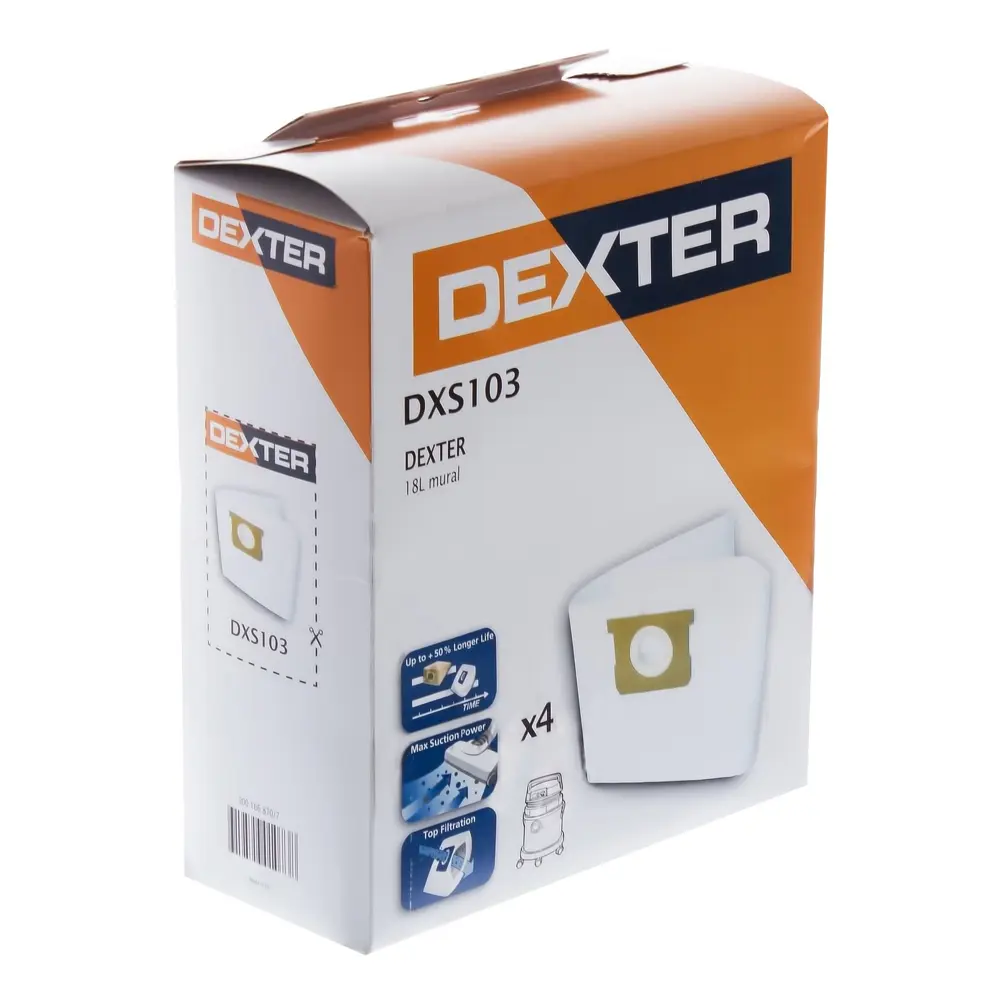 Мешки тканевые для пылесоса Dexter DXS103 18 л, 5 шт STLM-2054433 - Вид №1
