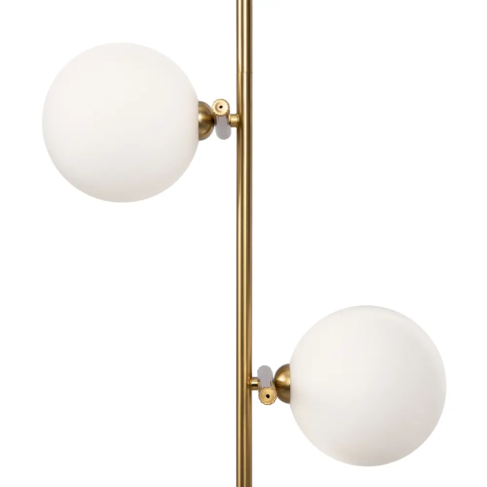 Freya Blossom - подвесной светильник с двумя стеклянными шарами в латунном исполнении 89389955 STLM-1564402 - Вид №5