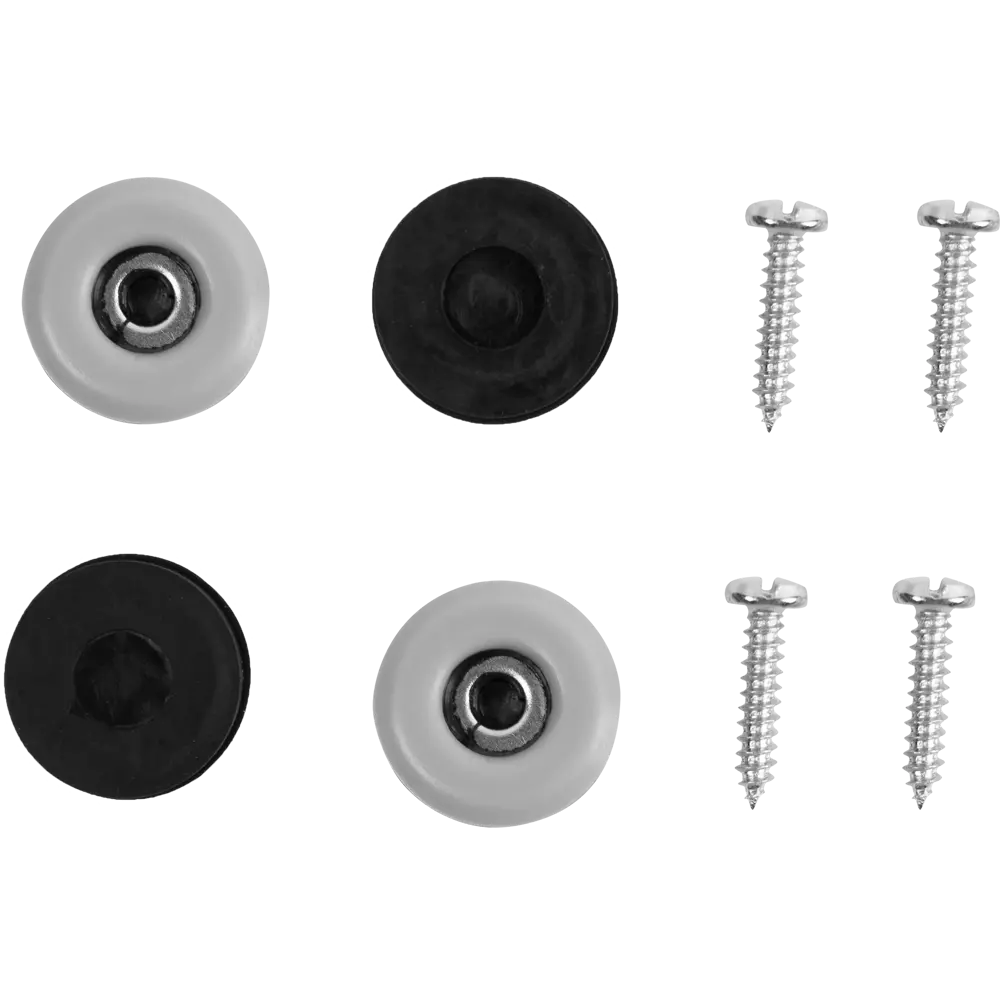 Набойки Standers PTFE 22 мм круглые пластик цвет серый 4 шт STLM-2033709 - Вид №1