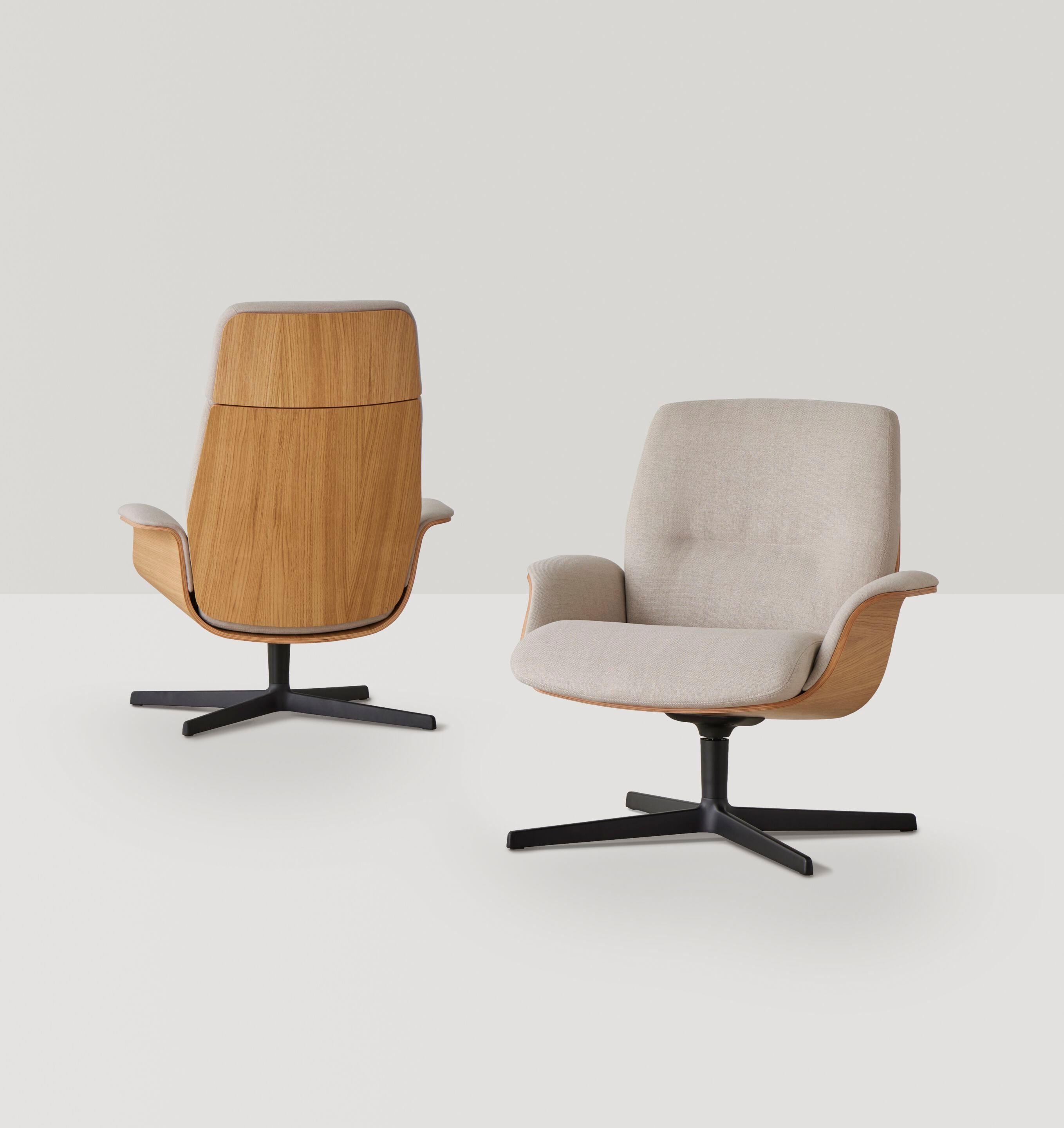 Тканевое вращающееся кресло INCLASS Rever ARCH-00012484 - Вид №1