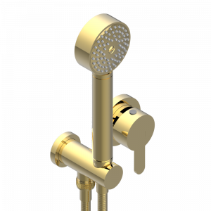 G6B-6561B Trim only for wall mixer with complete handshower on hook Thg-paris Metamorphose с рукоятками Покрытие PVD золотистый цвет