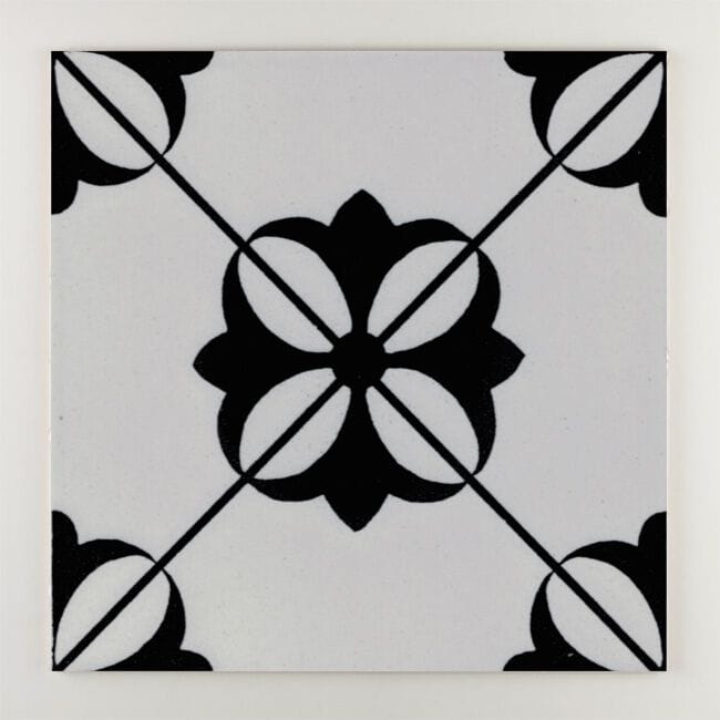 Пол / покрытие ручной работы La Riggiola черный и белый ARCH-00060557 - Вид №4