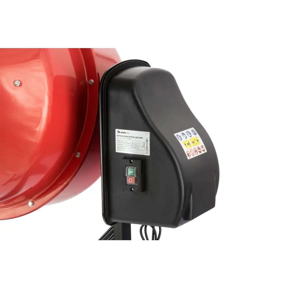 Бетоносмеситель MTX СМ-200K 200 л 900 Вт STLM-2072032 - Вид №4