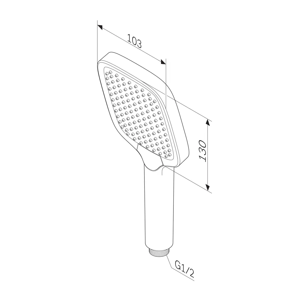 Лейка для душа AM.PM Flash F0280S00 3 режима цвет хром STLM-2164929 - Вид №3