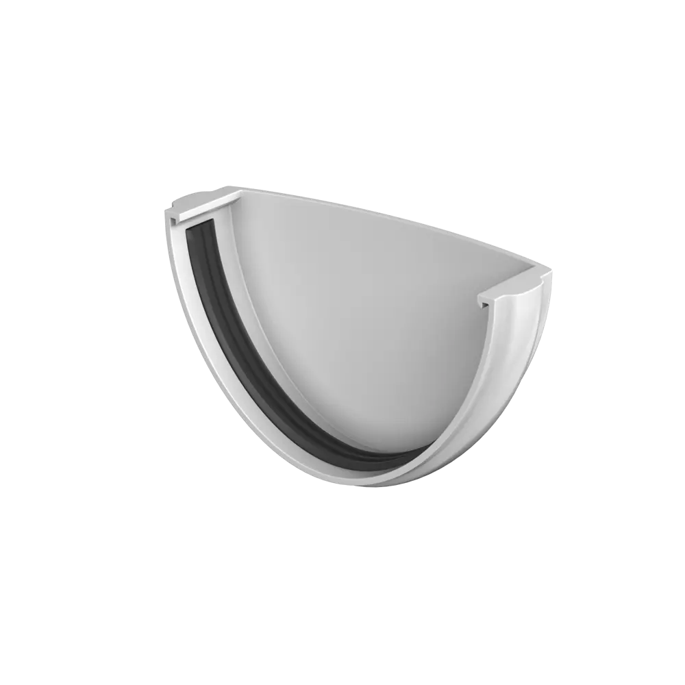 Заглушка желоба универсальная цвет белый ТЕХНОНИКОЛЬ STLM-2012053 - Вид №1