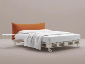 Frauflex Съемная еловая кровать на колесиках с мягким изголовьем Roxy