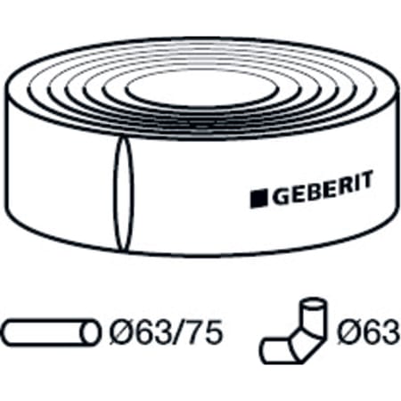 305.921.00.1 Звукоизолирующий рукав Geberit из ПЭ Geberit  - Вид №3