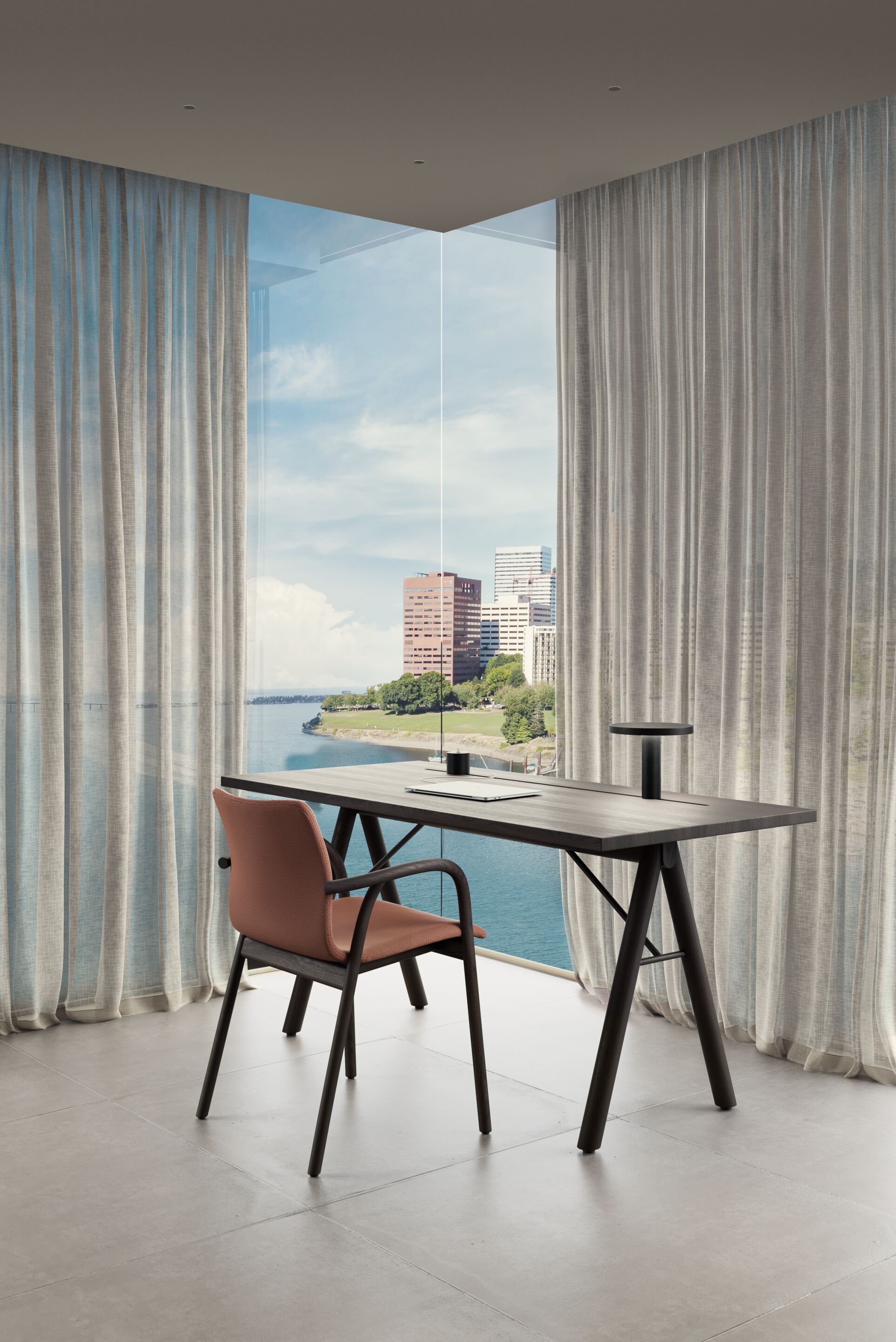 Офисное кресло с мягкой тканью Kettal ARCH-00148471 - Вид №2