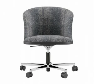 Ersa Регулируемое по высоте офисное кресло из ткани с 5 спицами и подлокотниками Premier
