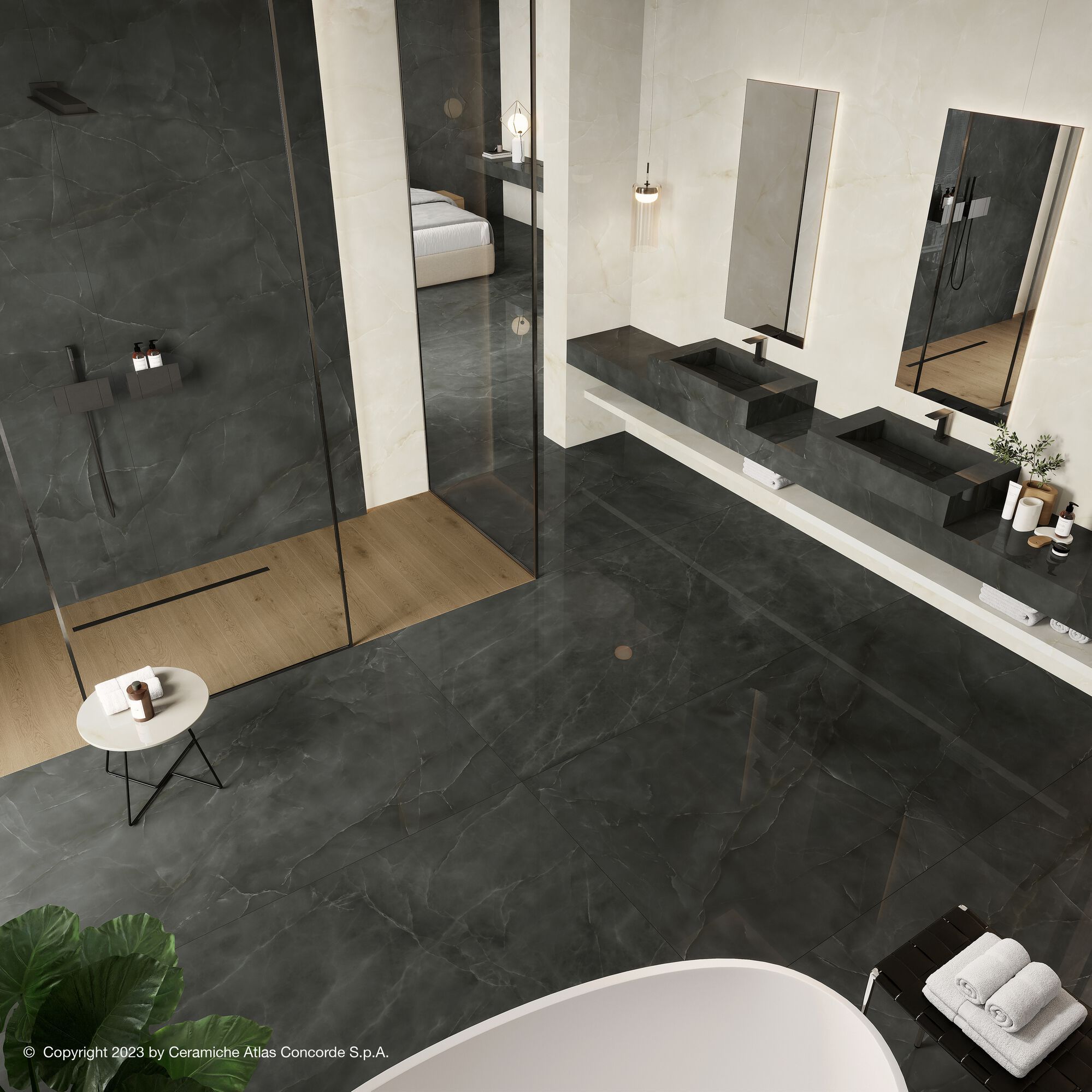 Напольное / керамогранит с эффектом оникса Atlas Concorde Marvel Onyx ARCH-00100320 - Вид №46