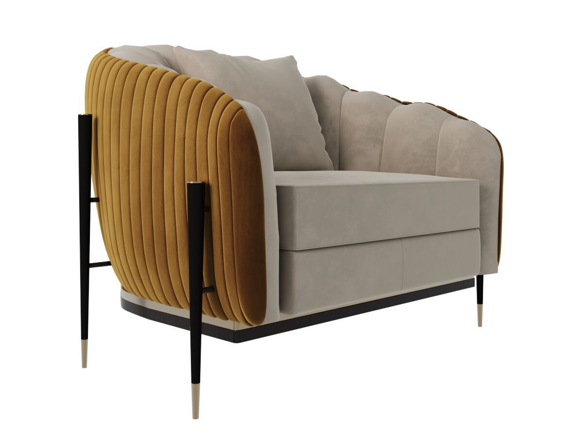 Тканевое кресло с подлокотниками HUGUES CHEVALIER Gatsby ARCH-00034382 - Вид №2