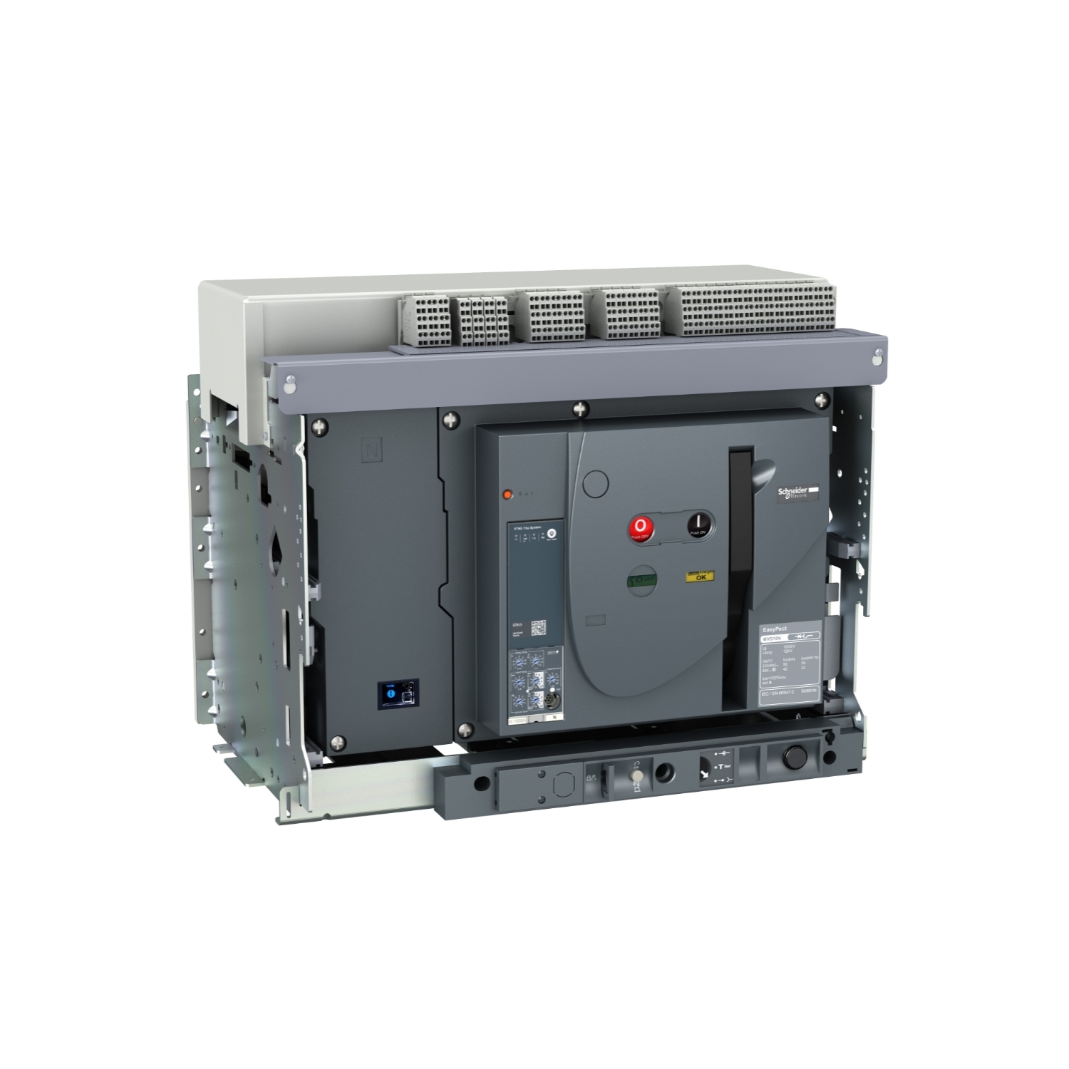 MVS20N3MW6A "АВТ. ВЫКЛ. MVS 2000A 50KA 3P РУЧН. ВЫКАТ. ETA6 " Schneider Electric EasyPact 