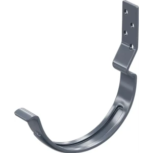 Держатель желоба карнизный Ø125 темно-серый