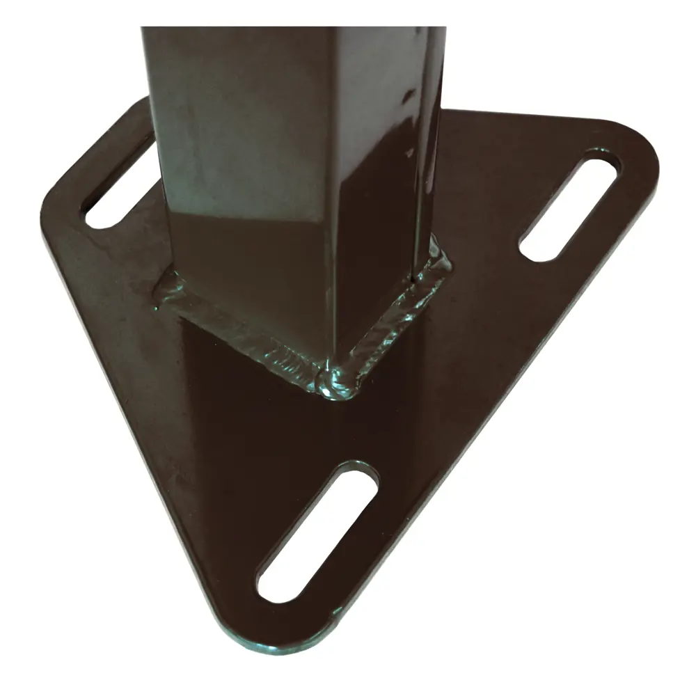 Столб для забора Grand Line, 62х55х1565 коричневый, 3 отверстия Santreyd STLM-2120960 - Вид №1