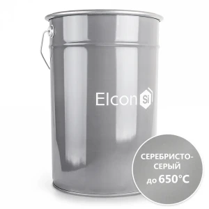 Эмаль ELCON КО-8104 цвет серебристый 25 кг