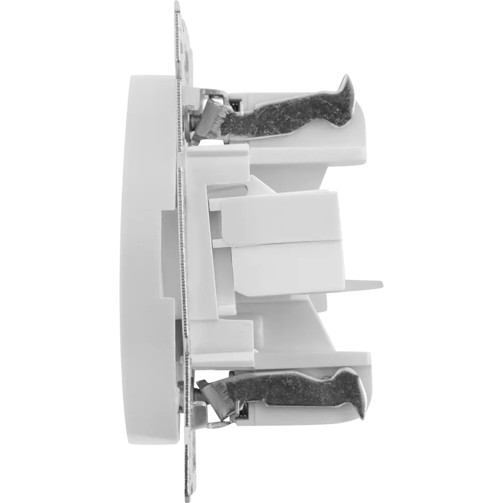 Розетка двойная антенна/компьютер TV/RJ45 кат.5e встраиваемая Onekeyelectro 1E20811300 цвет белый Florence STLM-2181027 - Вид №2