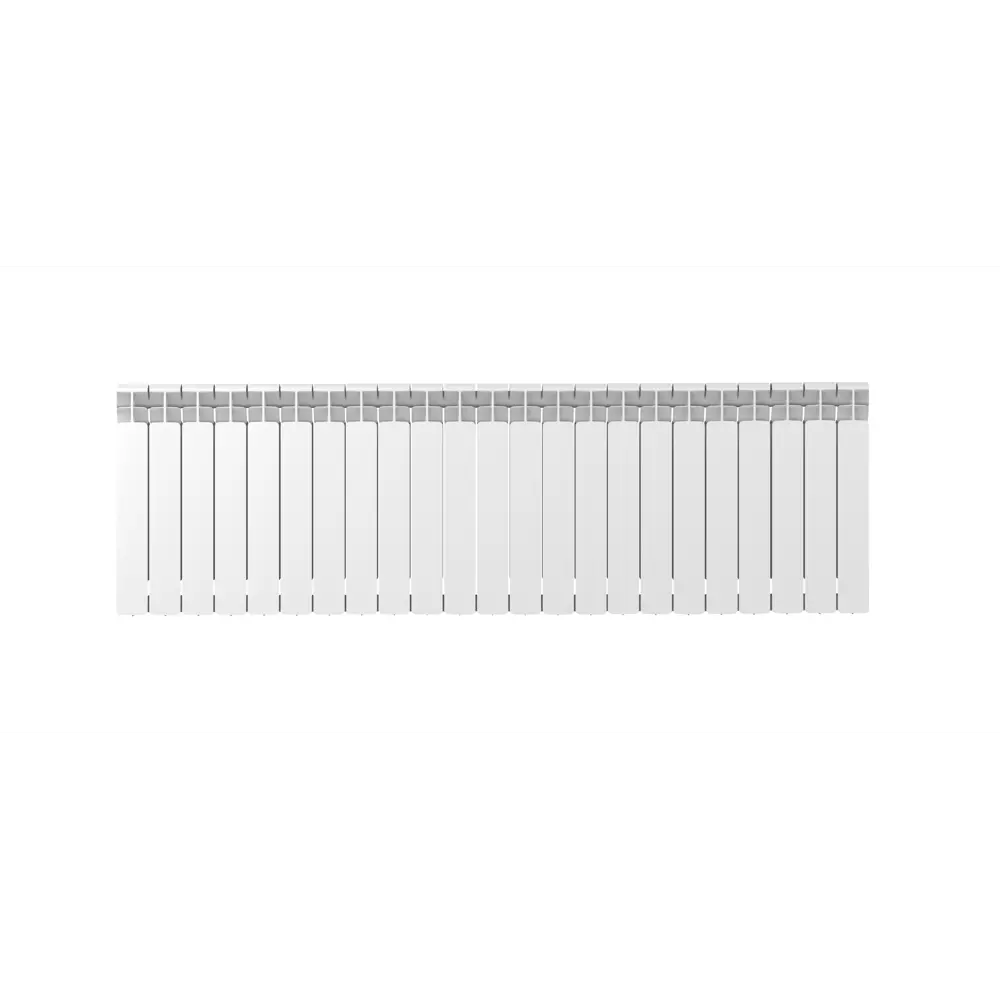 Радиатор секционный Rifar Base 500/100 биметалл 23 секции боковое подключение цвет белый В500 STLM-2070450