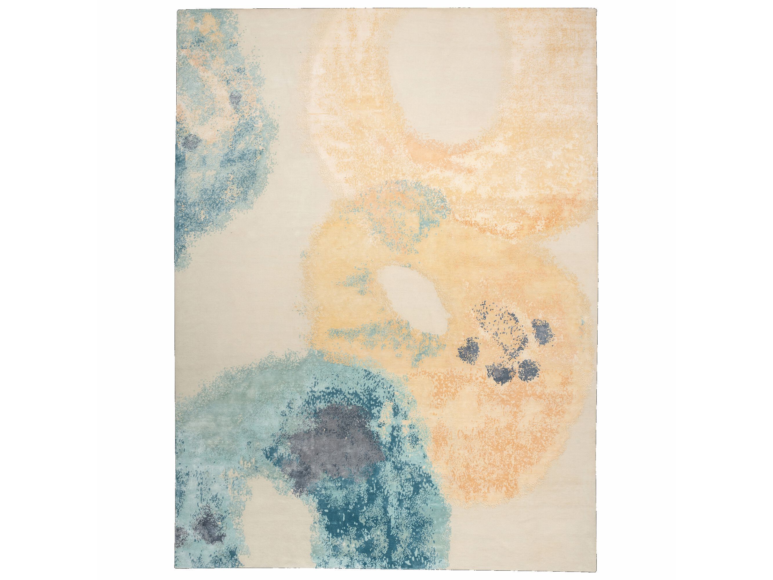 Китайский чистый шелк и шерсть ручной работы индийский ковер Mantellassi 1926 METEORITES ARCH-00109154