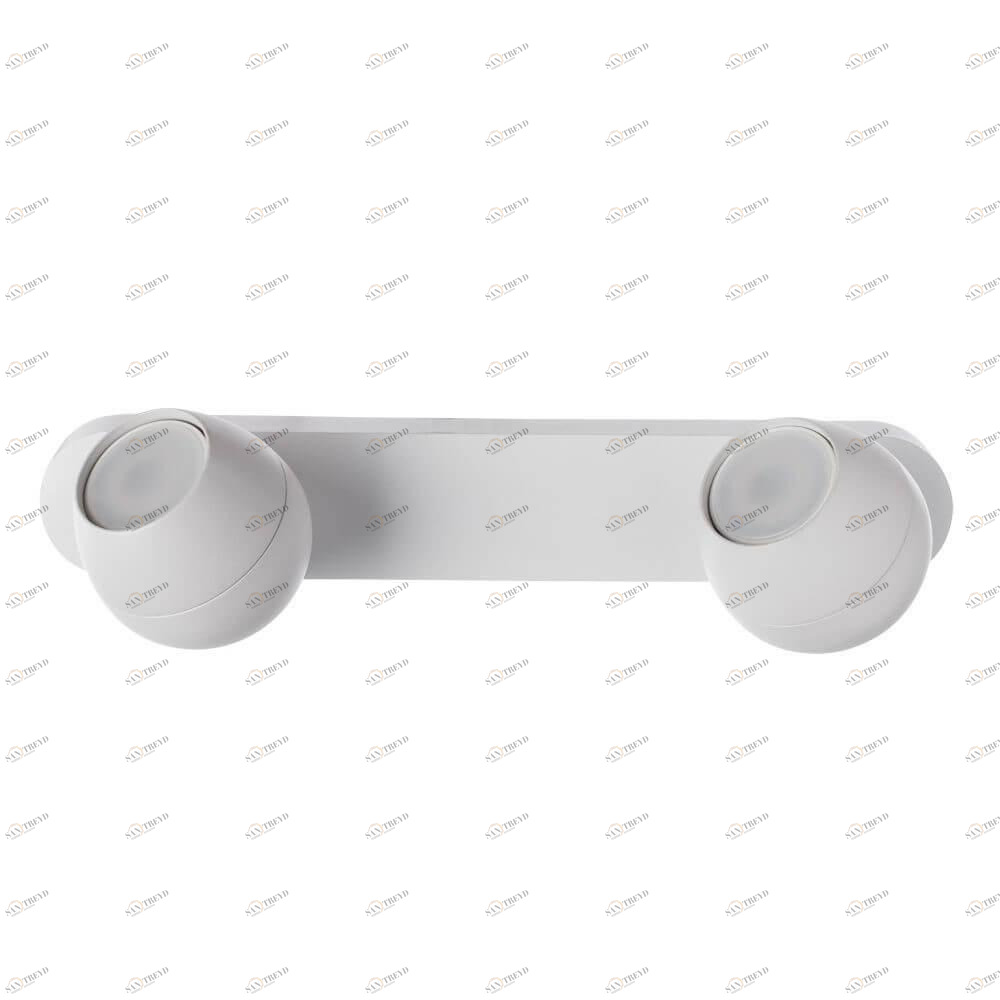 Спот потолочный галогеновый на 2 лампы белый Sfera A5781AP-2WH ARTE LAMP SFERA WHITE 00-3926295 Белый 