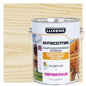 89345682 Антисептик алкидный Luxens полуматовый бесцветный 2.7 л STLM-1417956