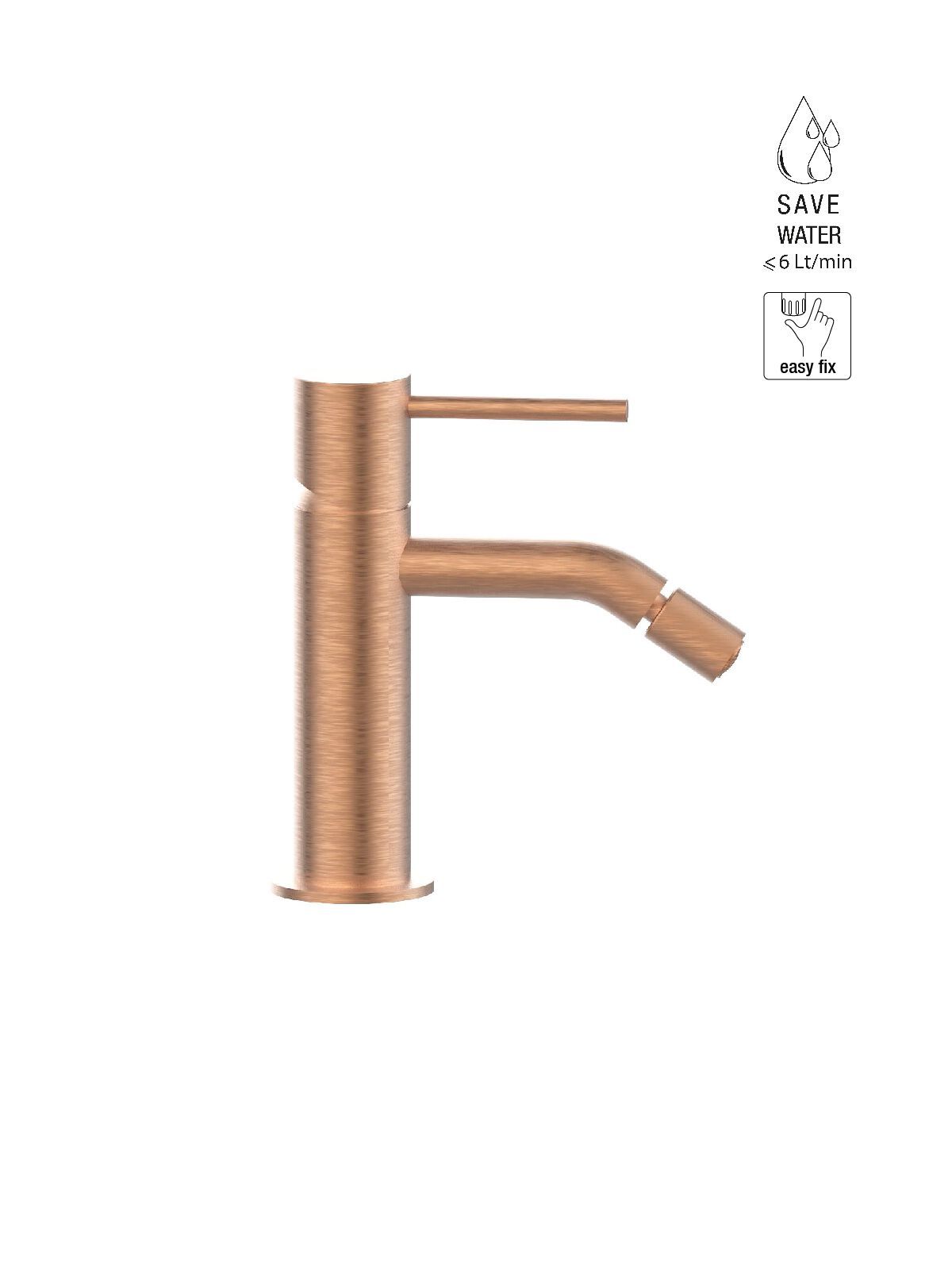 Однорычажный смеситель для биде без слива Rubinetterie Frattini Pepe XL ARCH-00007840 - Вид №10