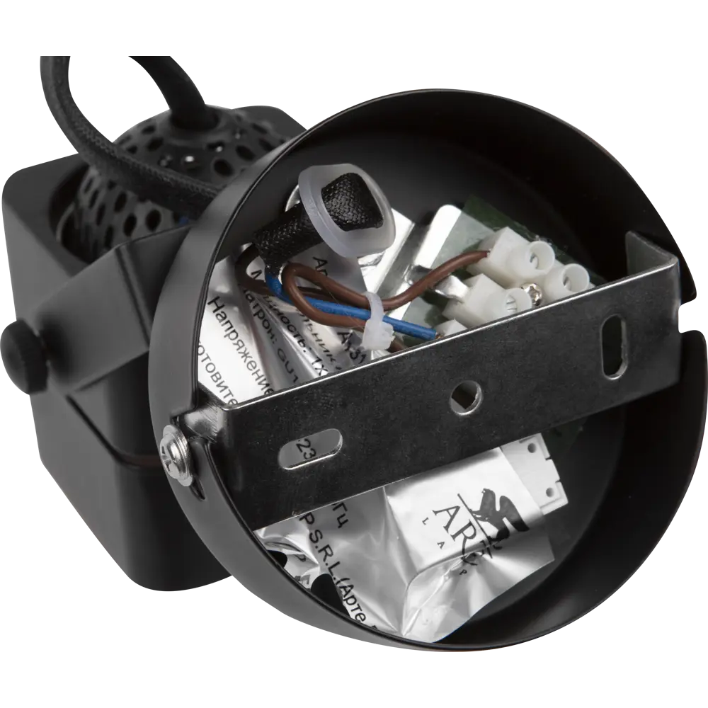 Спот поворотный Lene 1хGU10х50 Вт металл цвет чёрный Arte Lamp STLM-2133613 - Вид №6