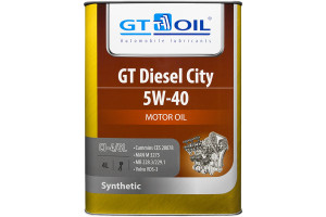 15984322 Масло Diesel City, SAE 5W-40, API CI-4/SL, 4 л 8809059408001 GT OIL