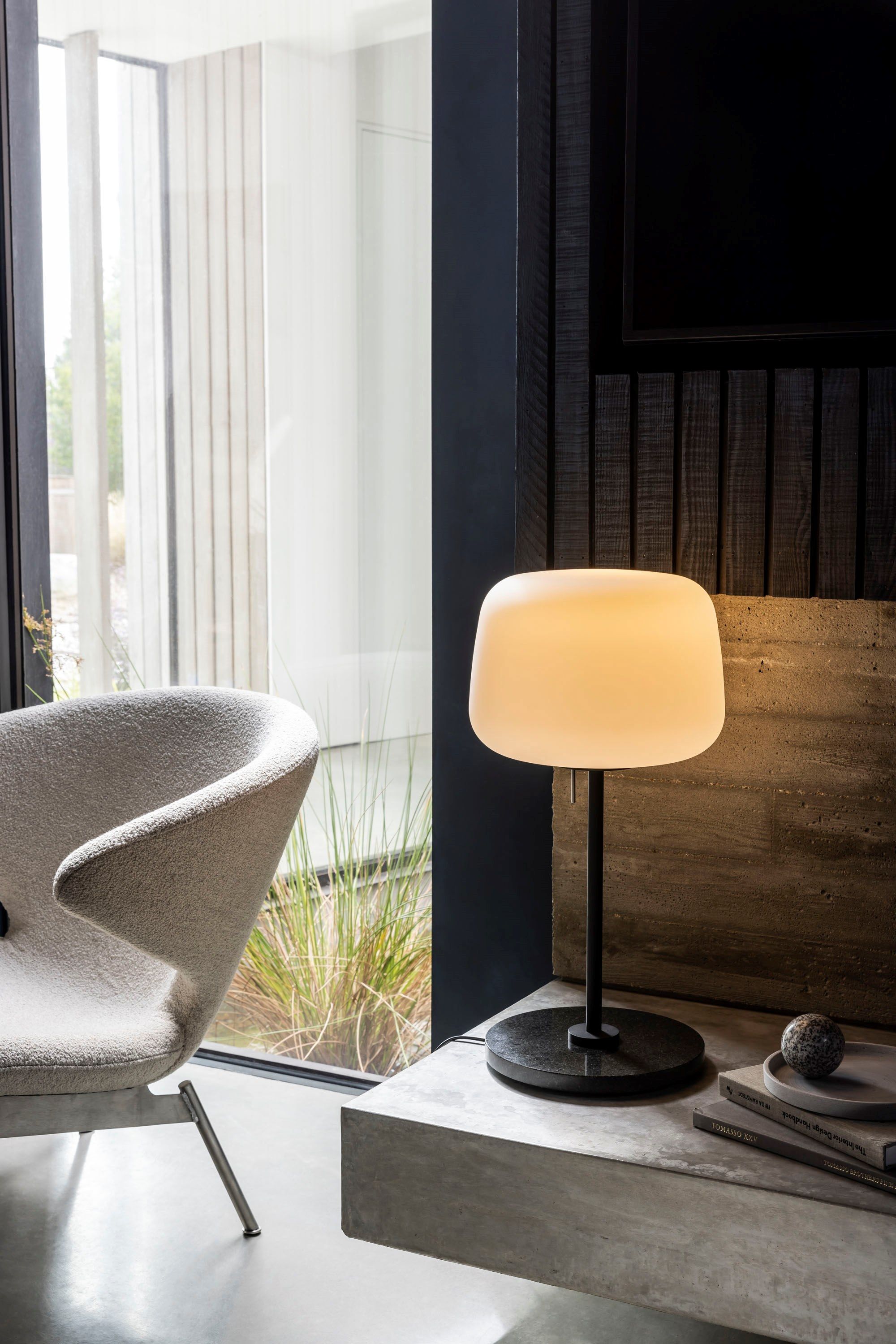 Светодиодная настольная лампа из опалового стекла с диммером Case Soft ARCH-00123469 - Вид №7