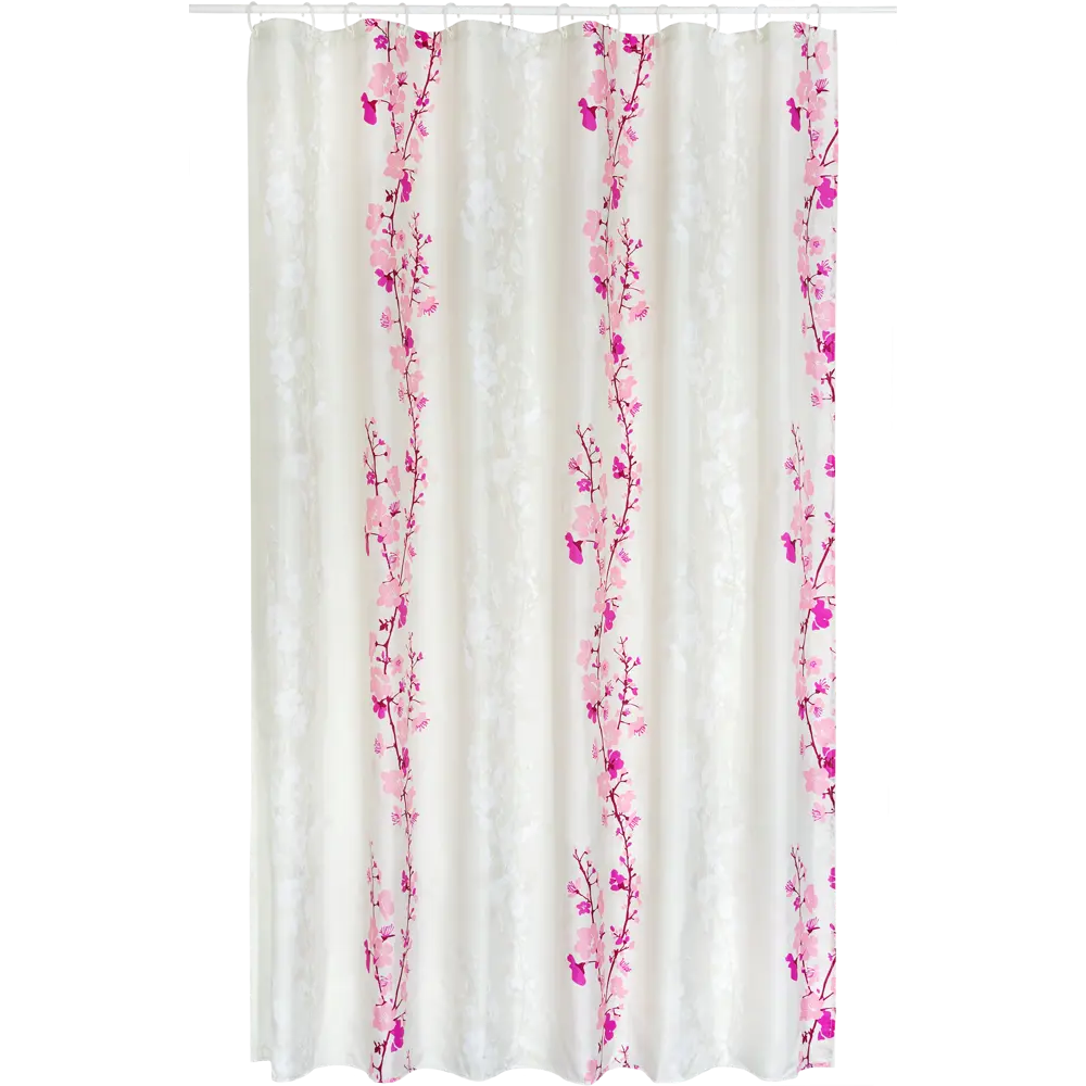 Штора для ванной комнаты «Blossom» 180х200 см цвет белый BATH PLUS Без серии STLM-2183968 - Вид №1