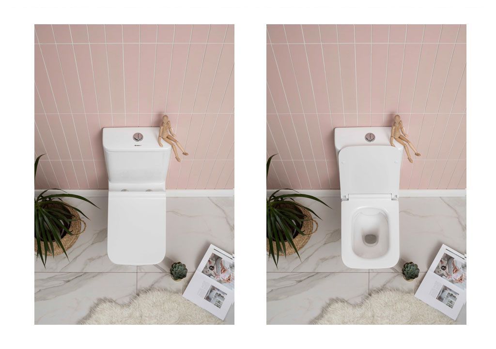 CL12248B Компакт унитаз с бачком Белый Aquanet  Китай  - Вид №14