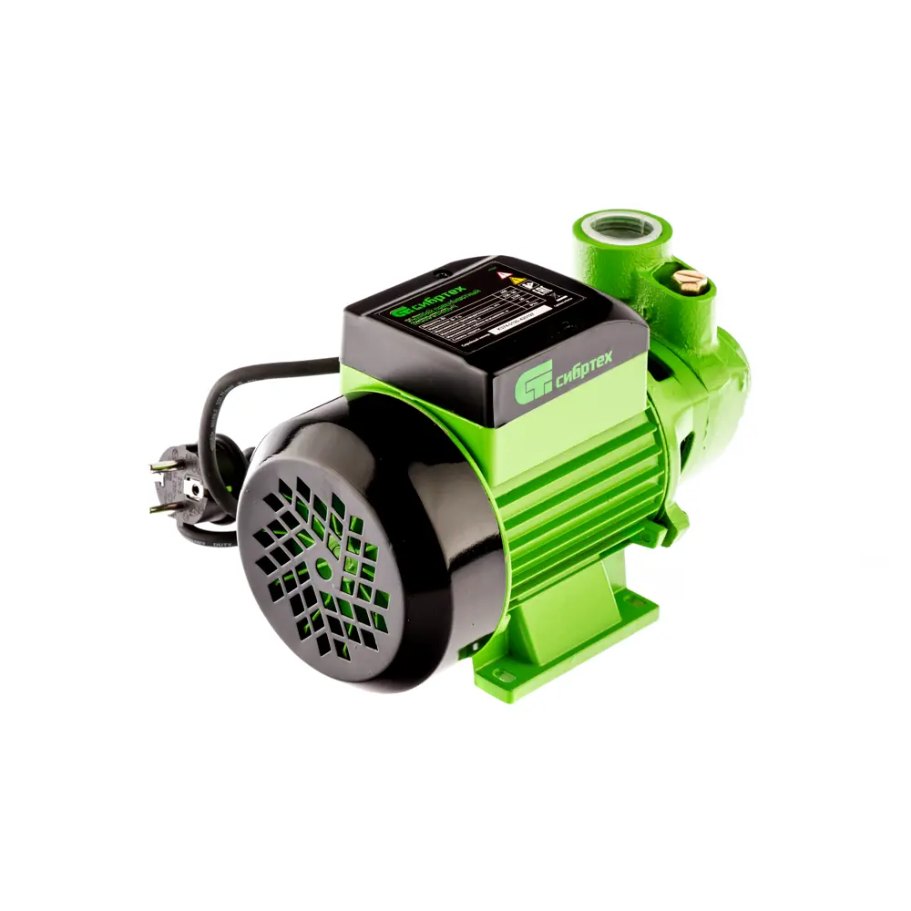 Насос садовый поверхностный Сибртех СПН450-Ч 2100 л/час STLM-2167907