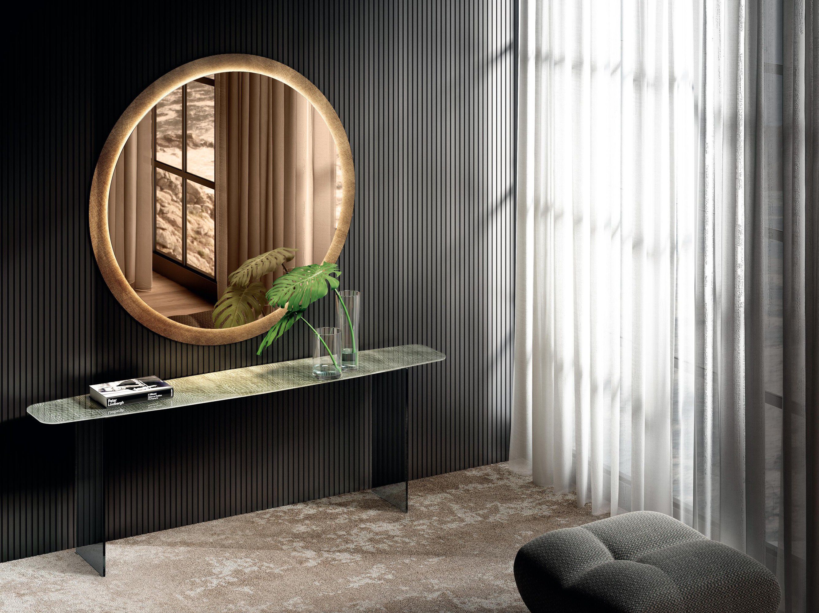 Круглое зеркало со встроенным освещением Lago KIBI - 2593 ARCH-00056729