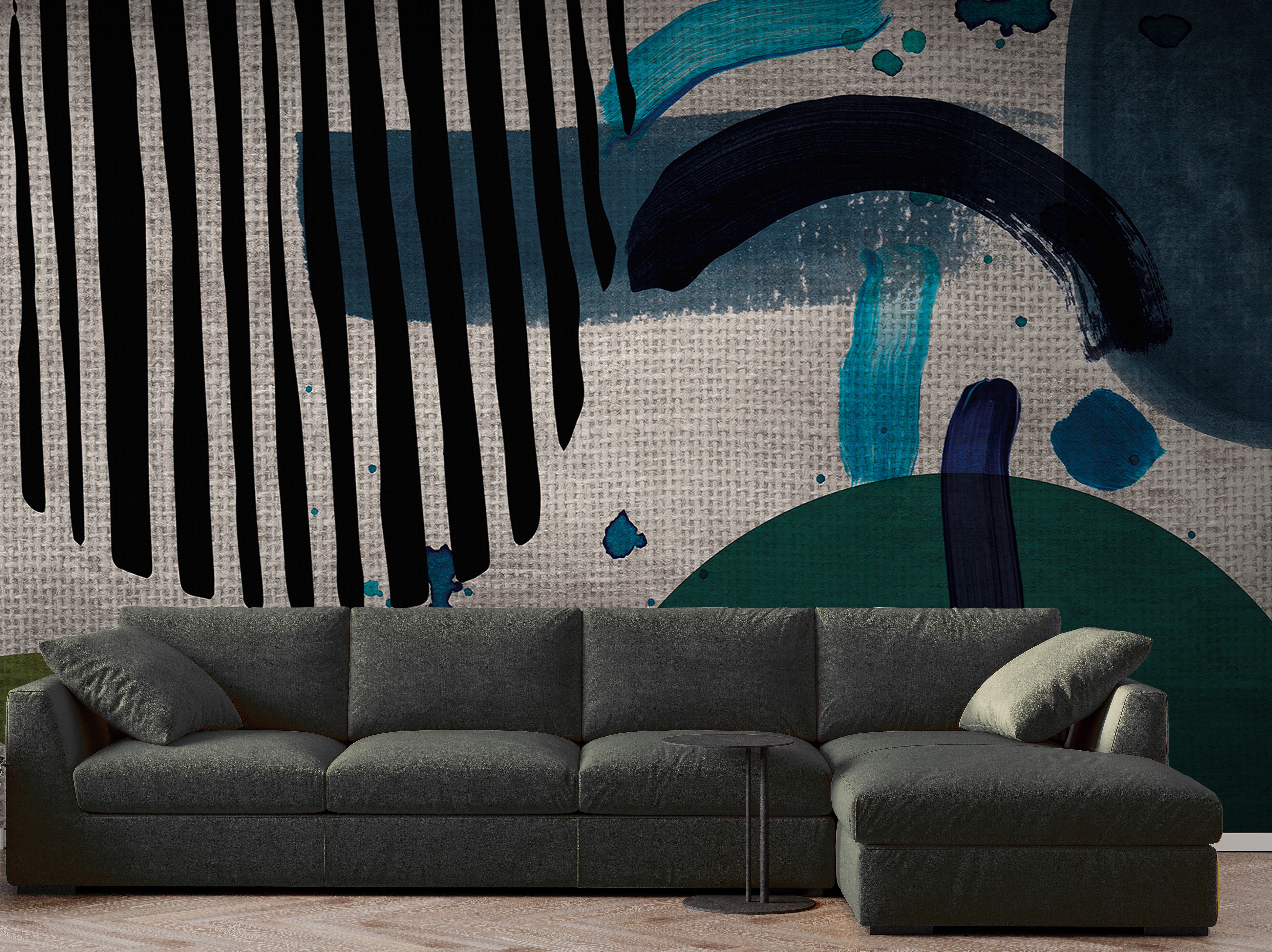 Геометрические виниловые моющиеся обои Carta da Parati Artistica Люкс ARCH-00089575