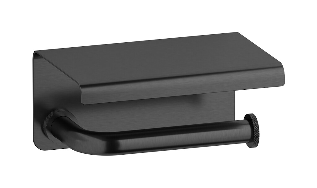 Держатель для туалетной бумаги WE ARE IB of017cs Brushed Black Chrome Officina