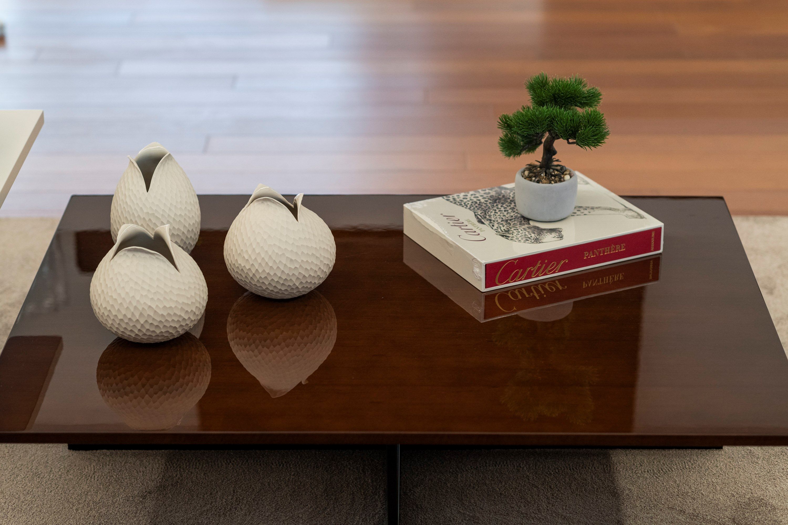 Прямоугольный низкий журнальный столик из грецкого ореха Stylish Club Slender ARCH-00089916 - Вид №7