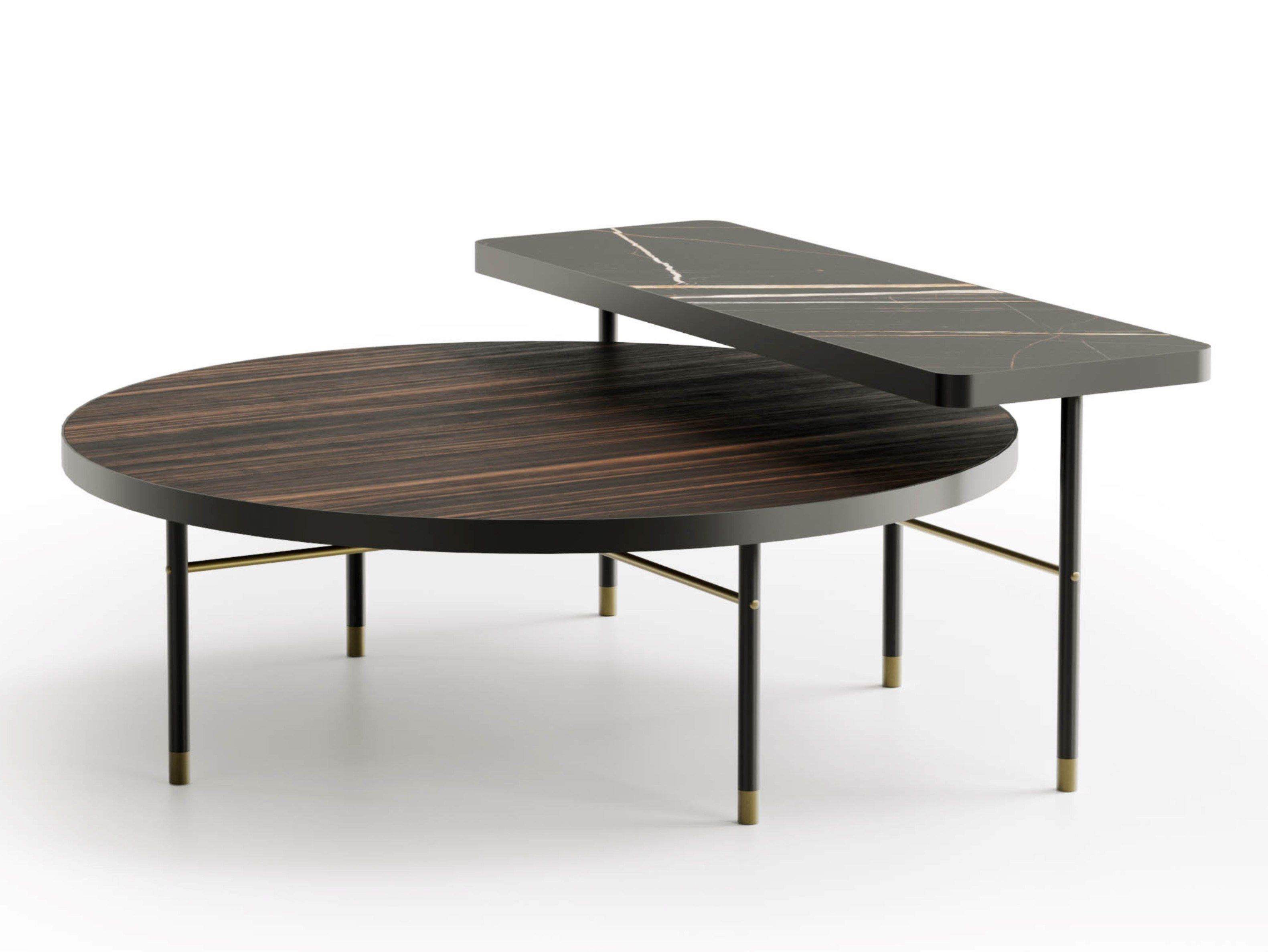 Журнальный столик из дерева и мрамора Capital Collection PARURE ARCH-00041719 - Вид №1