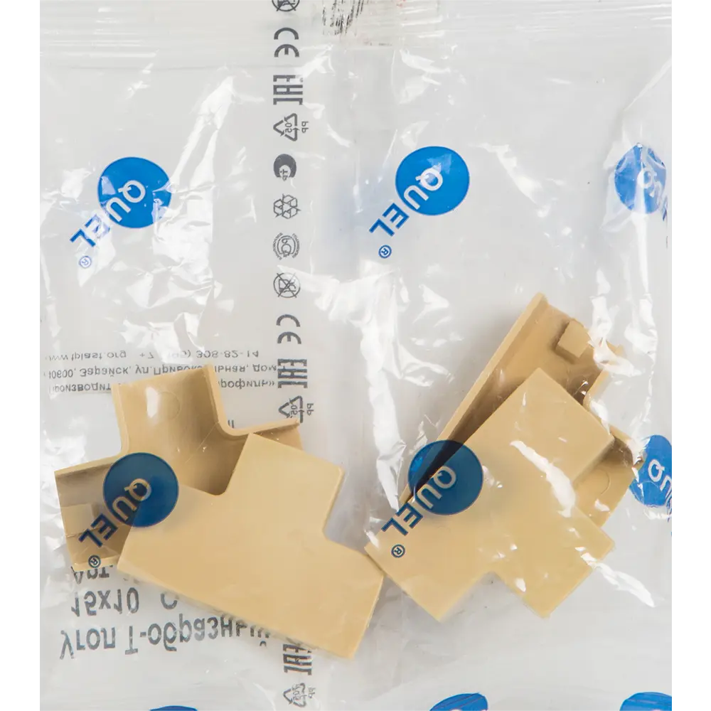 Тройник для кабель-канала Quel 15х10 мм цвет сосна 4 шт Santreyd STLM-2198934 - Вид №1