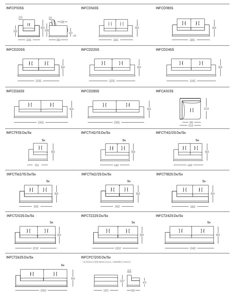 Съемный тканевый диван с полуостровом GRUPPO FOX день Фокса ARCH-00063053 - Вид №2