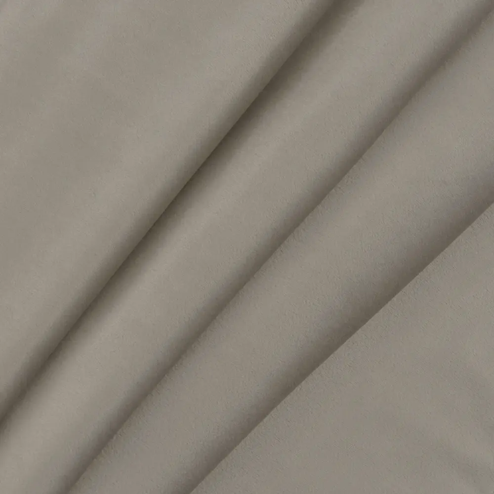 Штора на ленте бархат 230x280 см цвет серый LINEN WAY STLM-2039208 - Вид №1