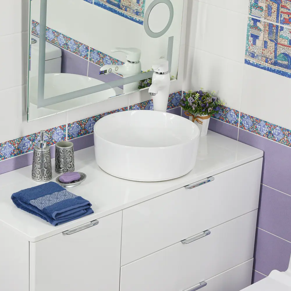 Мини-раковина Melana MLN-320340 накладная белая STLM-2146541 - Вид №5